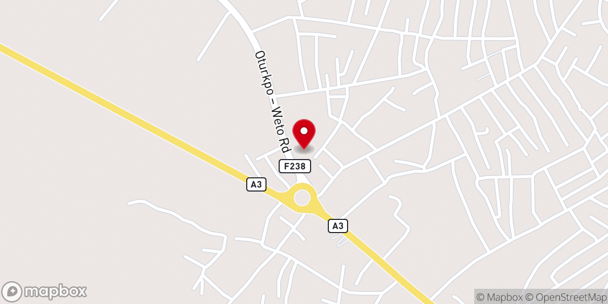 Map showing location of St. Matthew Anglican Church