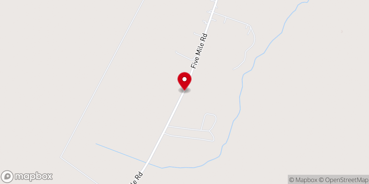 Map showing location of Good Baptist Church