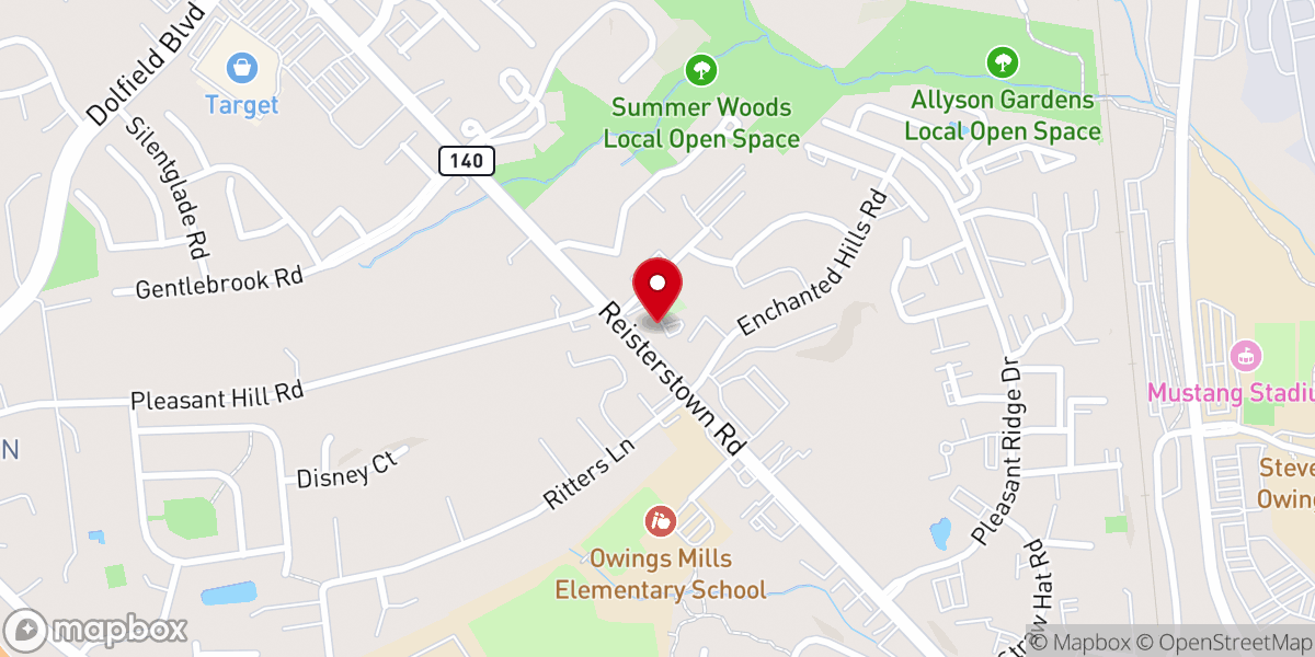 Map showing location of Pleasant Hill United Methodist Church