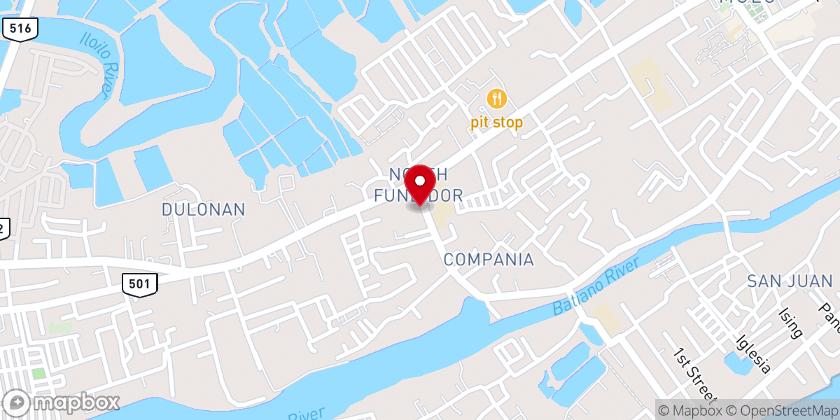 Map showing location of SAN JOSE OBRERO PARISH CHURCH