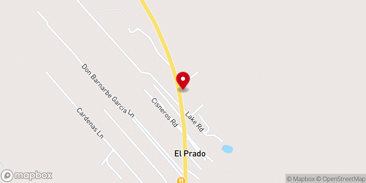 Map showing location of El Pueblito United Methodist Church