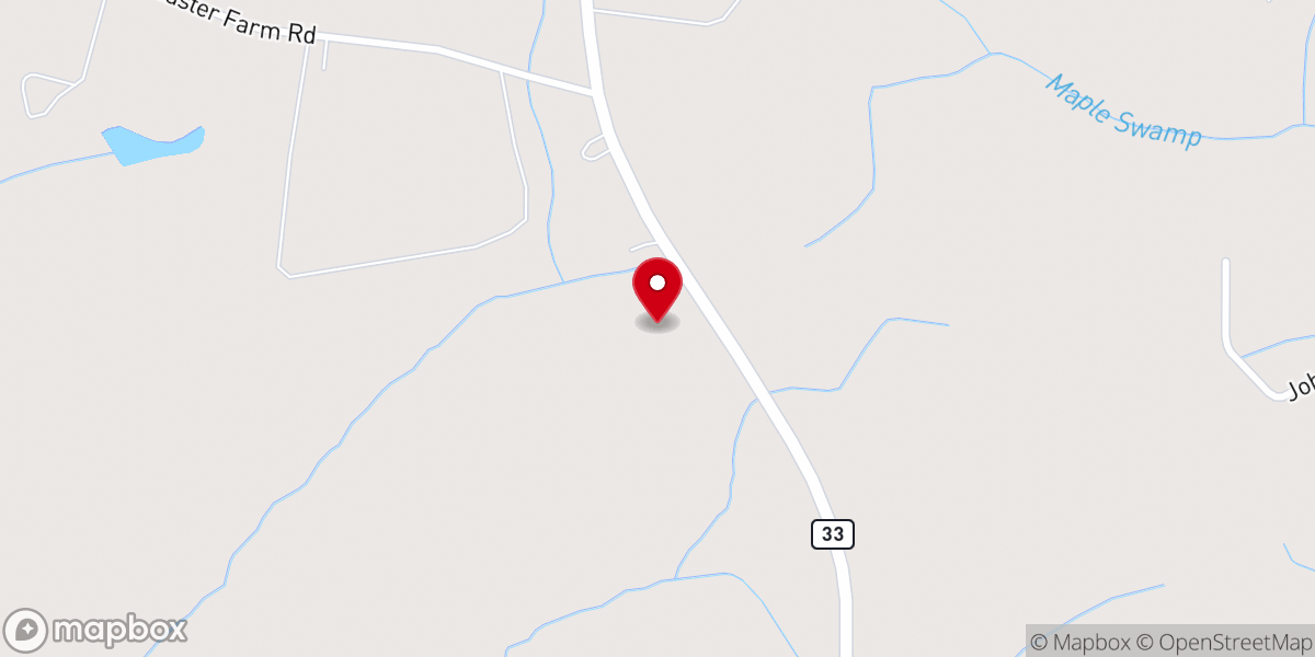 Map showing location of Neuse River Missionary Baptist Association Inc
