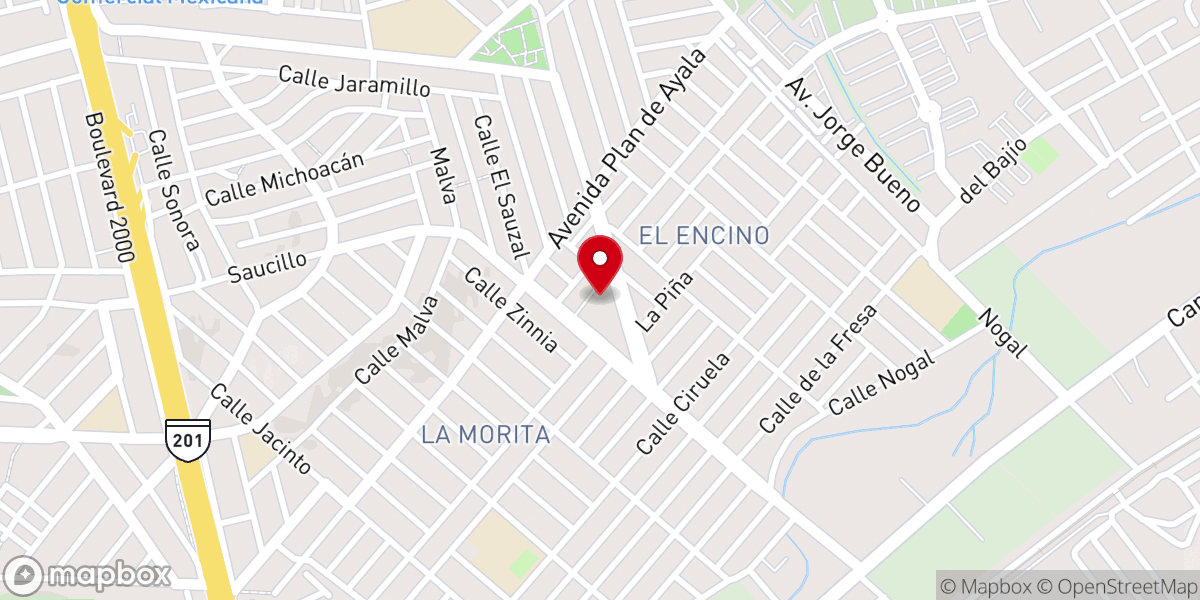 Map showing location of Parroquia San Eugenio De Mazenod, La Morita