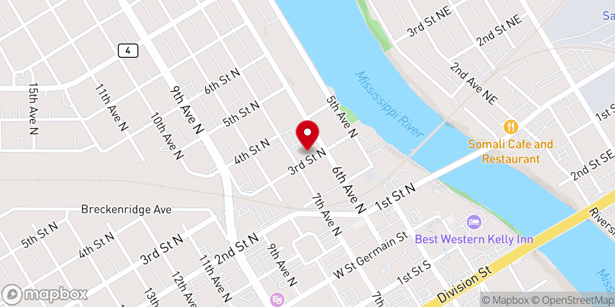 Map showing location of Office-Worship St Cloud Dcs