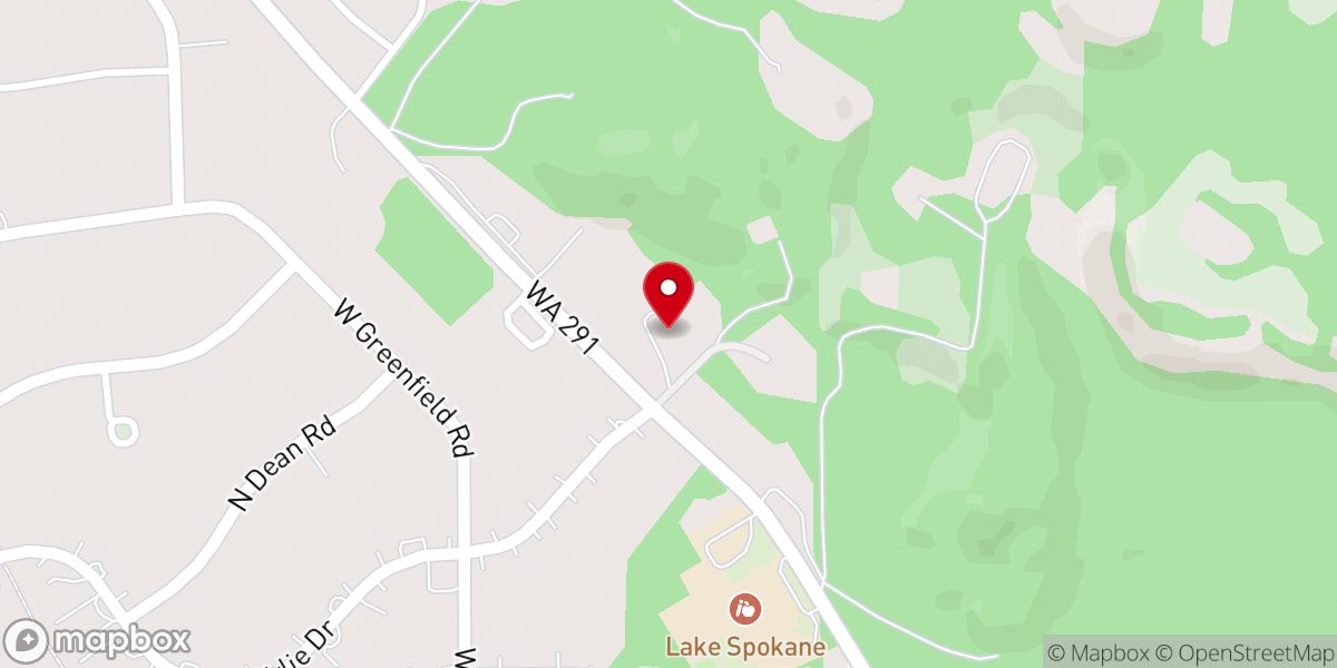 Map showing location of Suncrest Family Worship Center