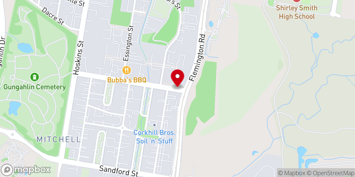 Map showing location of INChurch Canberra