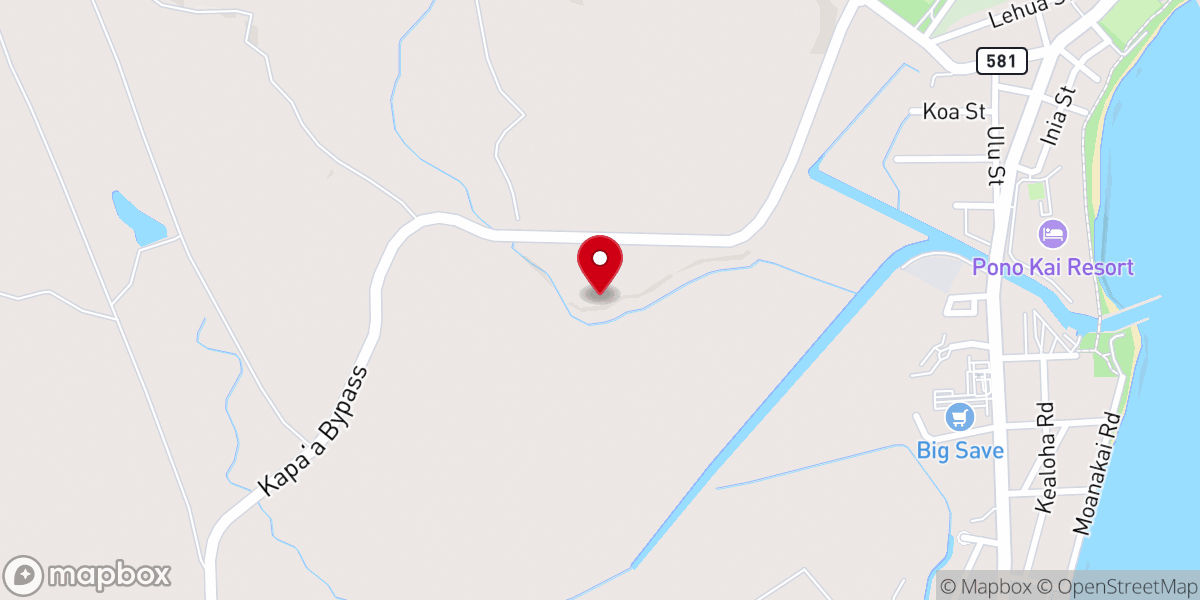 Map showing location of Crossroads Christian Fellowship Kauai