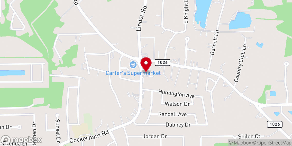 Map showing location of The Way Church Denham Springs