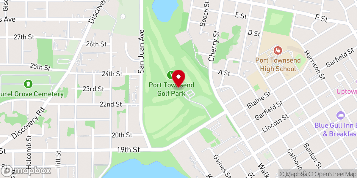 Map showing location of Camas Prairie Park