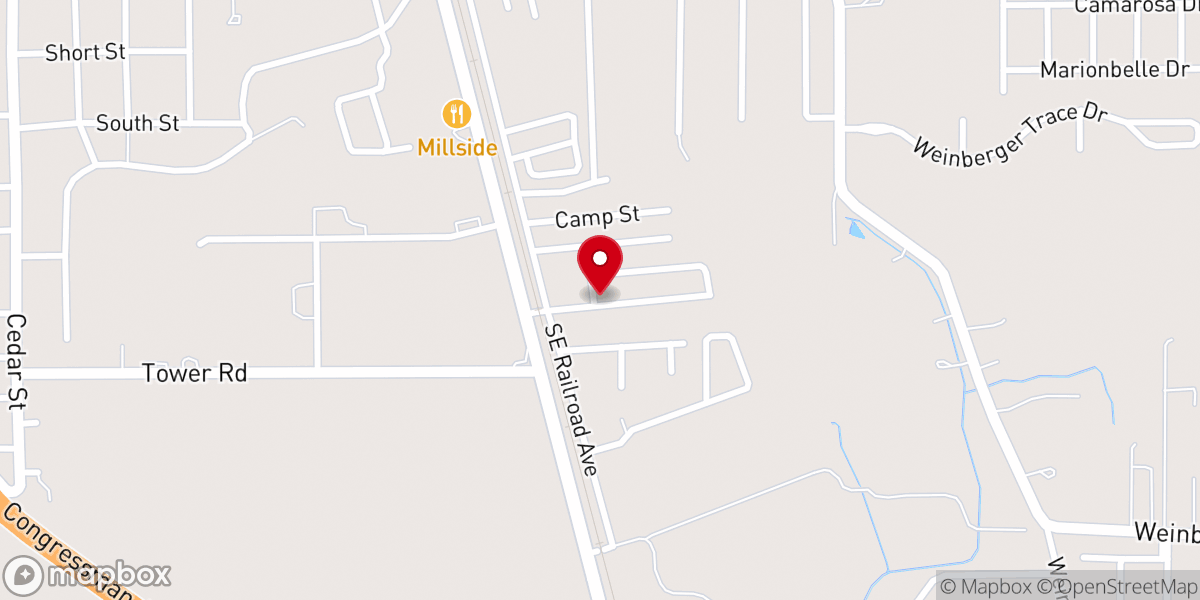 Map showing location of Church of the Living God