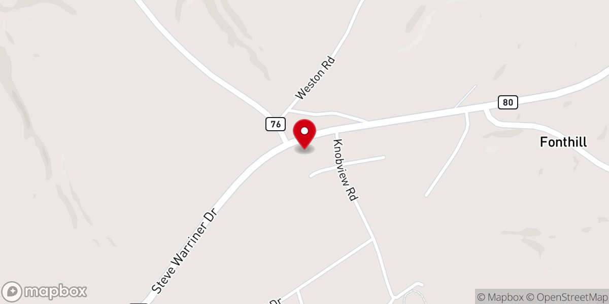 Map showing location of First Apostolic Church