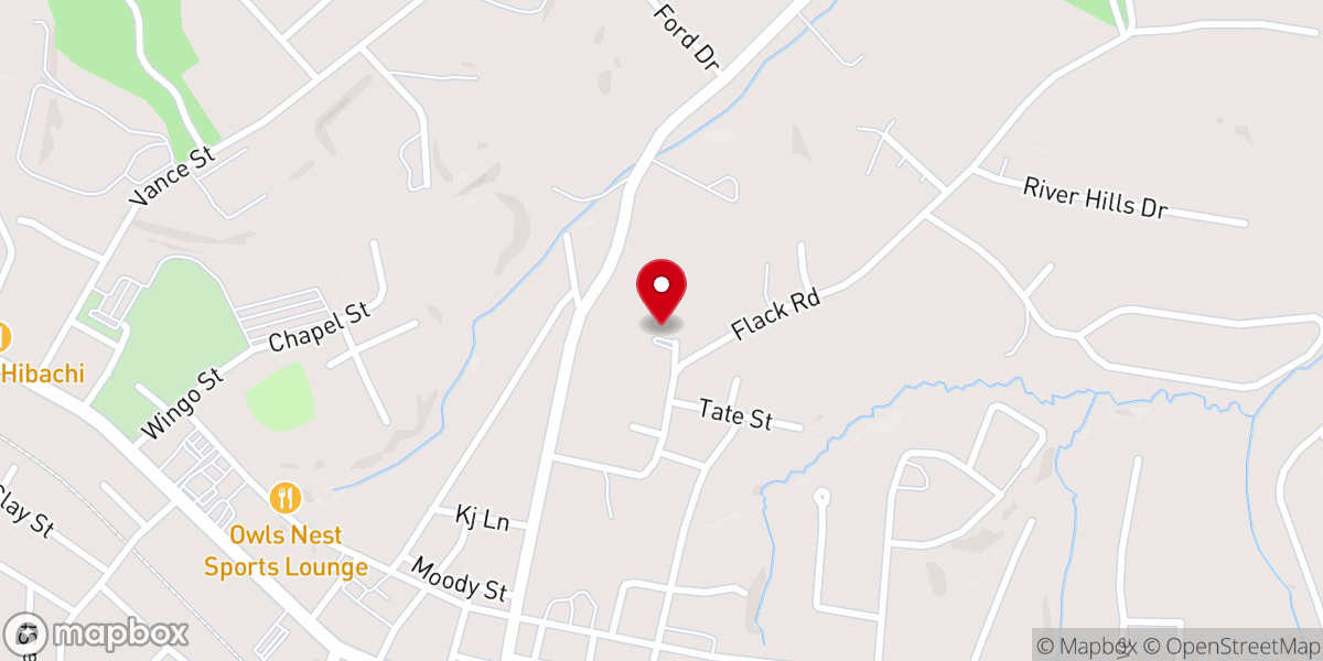 Map showing location of Iglesia Restauracion