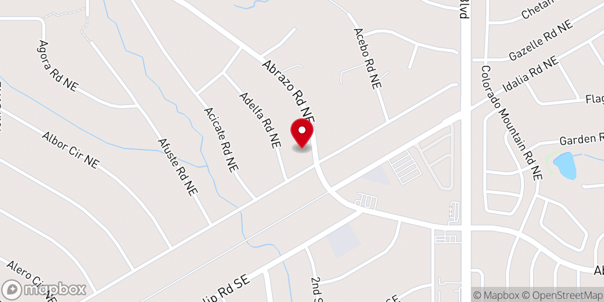 Map showing location of Unitarian Universalist Westside Congregation