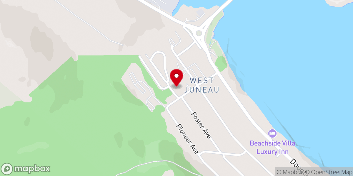 Map showing location of Juneau Unitarian Universalist