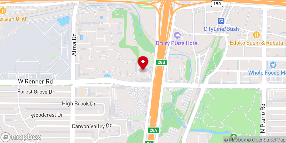 Map showing location of Create Church