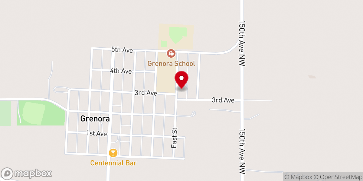Map showing location of St Boniface Catholic Church