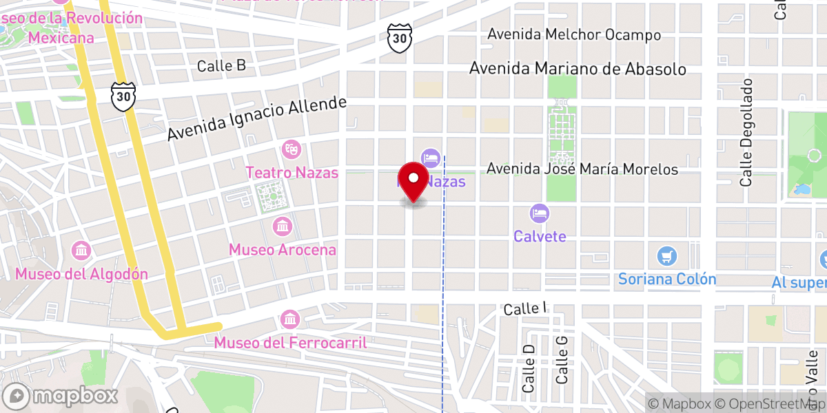 Map showing location of Iglesia de Nuestra Señora del Perpetuo Socorro