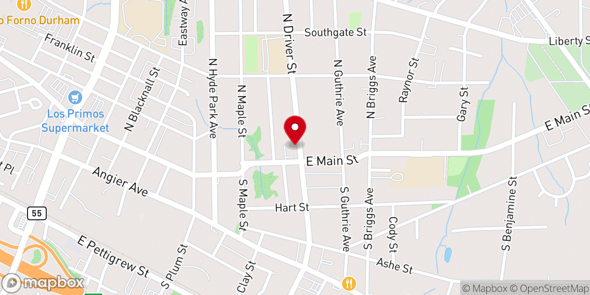 Map showing location of Shepherd's House United Methodist Church