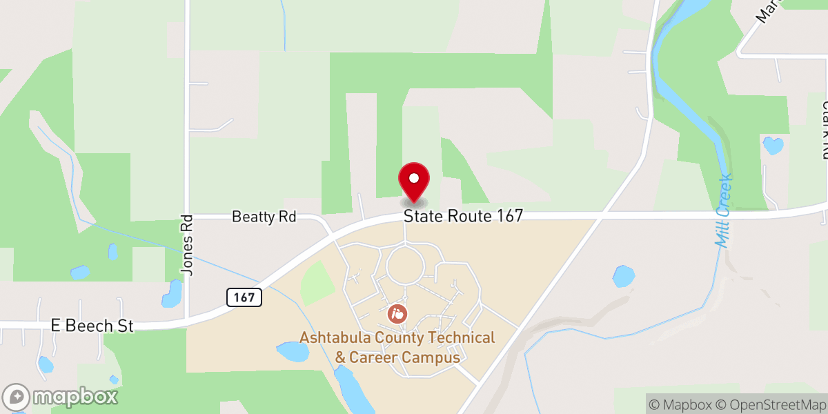 Map showing location of Jefferson Church-God In Christ