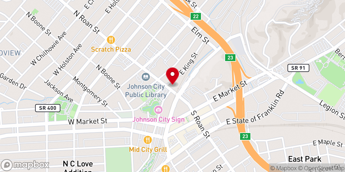 Map showing location of Sherrel Nave Ministries Inc