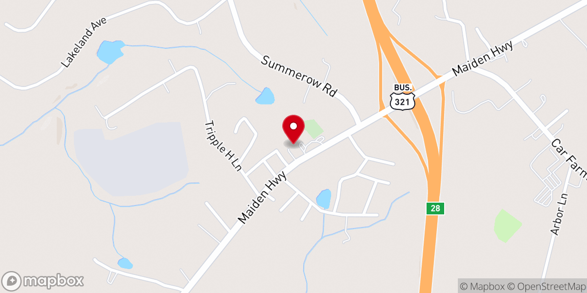 Map showing location of McKendree Methodist Church