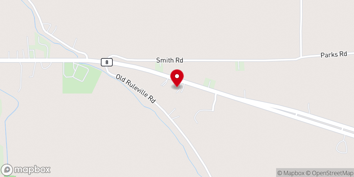 Map showing location of Victory Heights Baptist Church