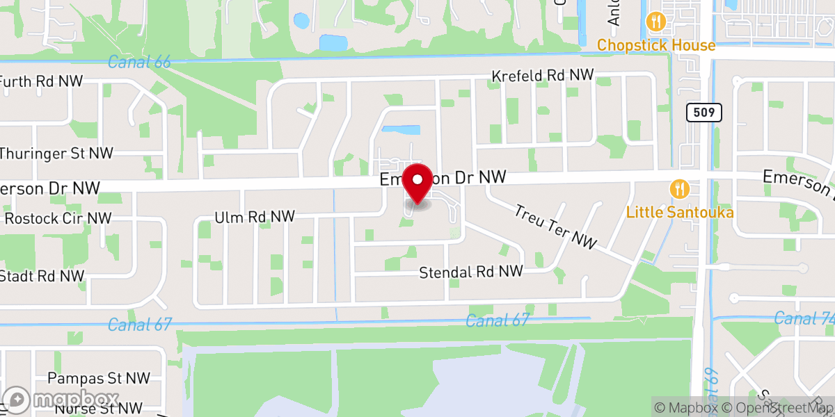 Map showing location of City Church Preschool
