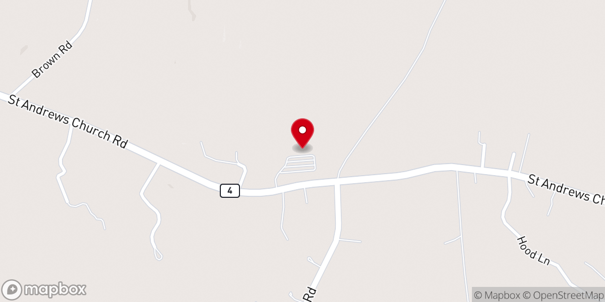 Map showing location of SouthPoint Church - Leonardtown Maryland