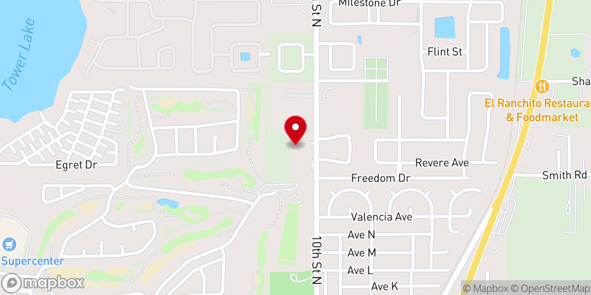Map showing location of Rock Hill International Ministries
