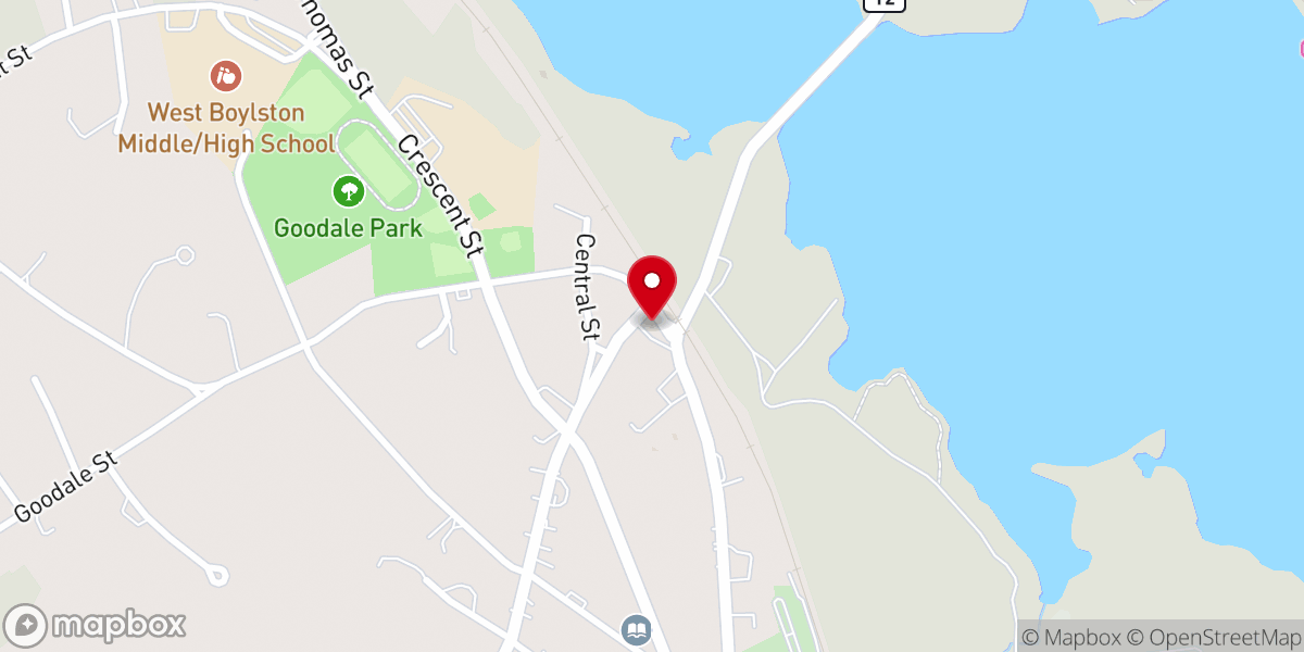 Map showing location of Wayside Antiques
