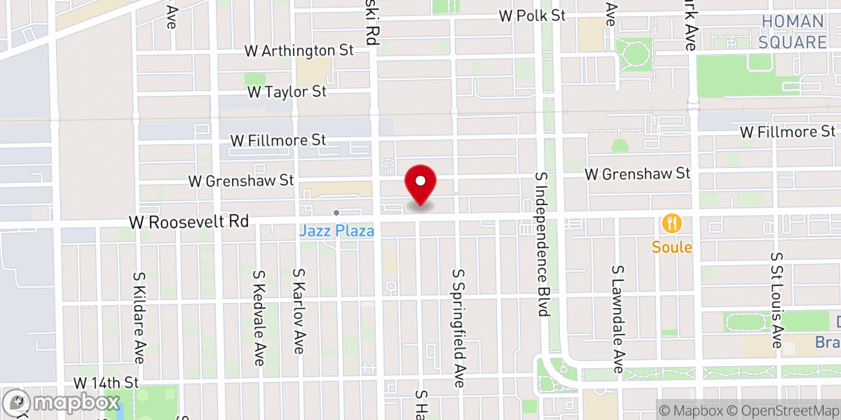 Map showing location of True Vine Deliverance Center Inc