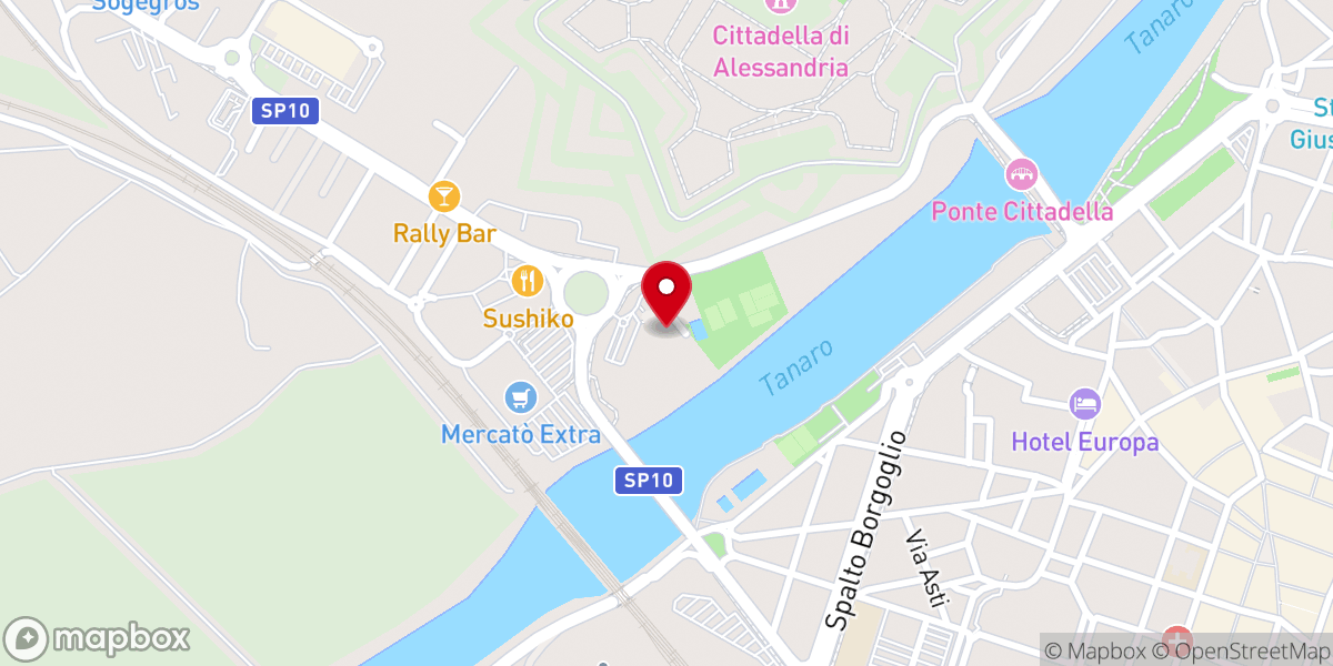 Map showing location of Chiesa della Santissima Annunziata