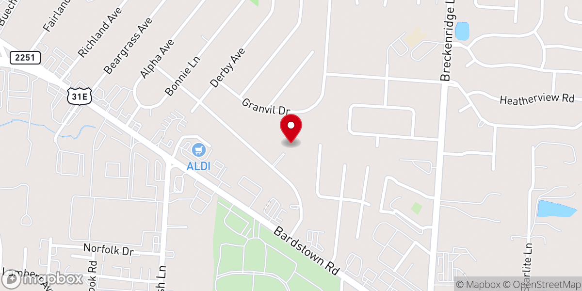 Map showing location of Iglesia Bautista Cooper Chapel