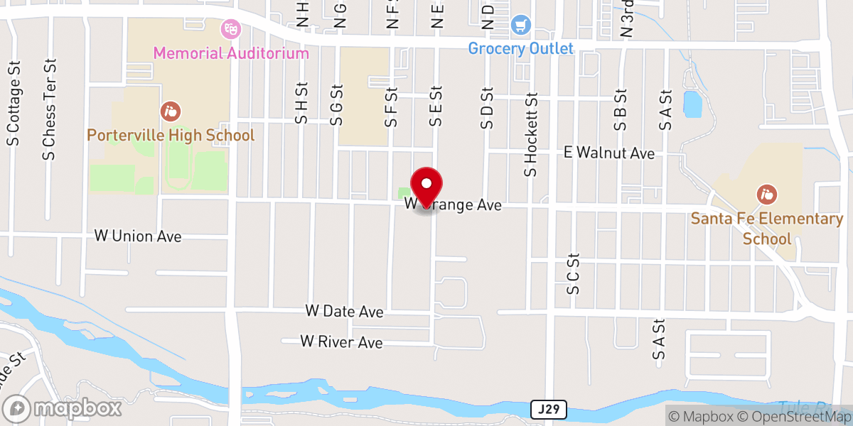 Map showing location of Word of Victory Church