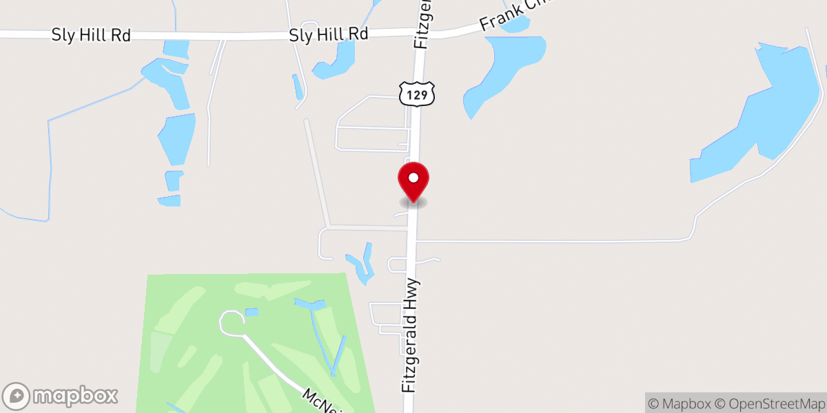 Map showing location of Bethel Church
