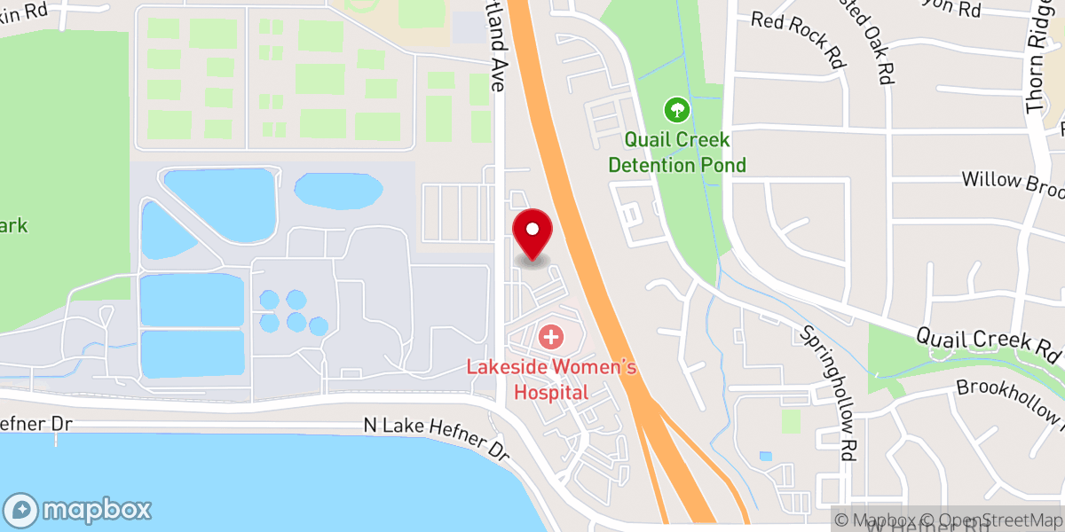 Map showing location of All Saints Community Church