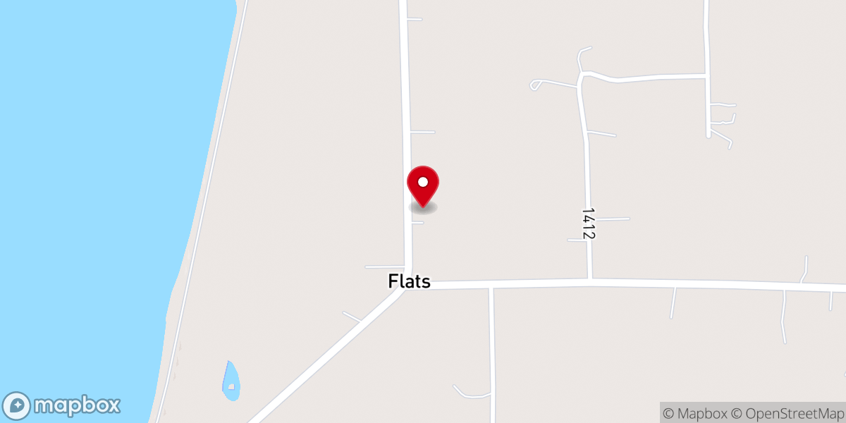 Map showing location of Clark's Chapel Church of God