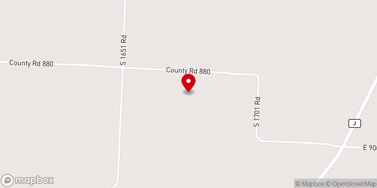Map showing location of Old Union Missionary Baptist Church
