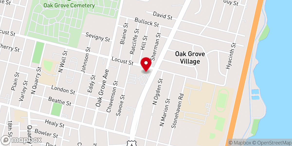 Map showing location of St Anthony of Desert Maronite Catholic Church