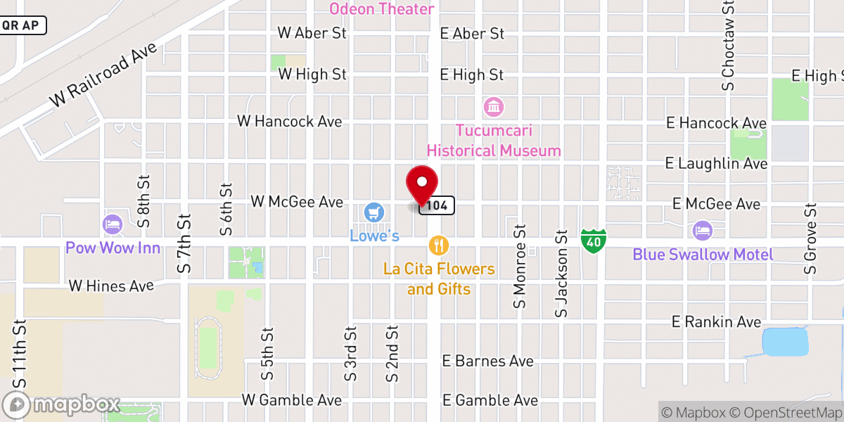 Map showing location of Full Gospel Grace Tabernacle