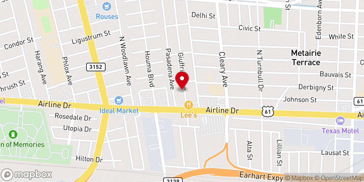Map showing location of Home Church