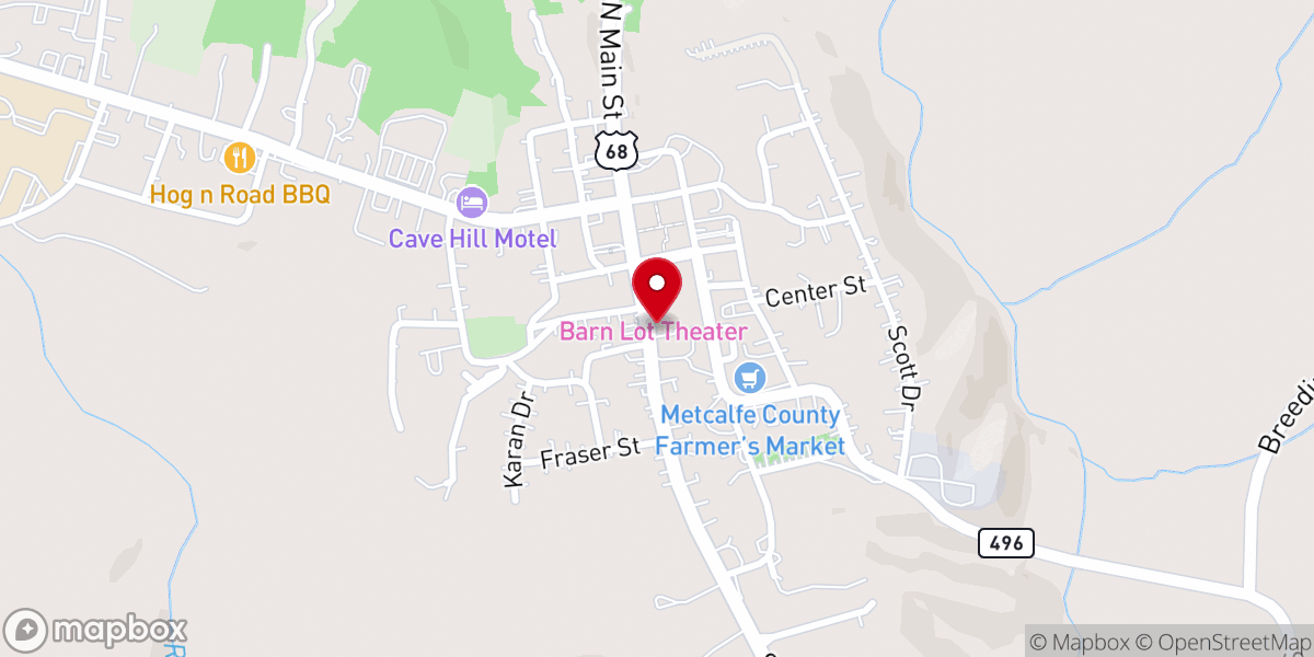 Map showing location of Providence Point Church