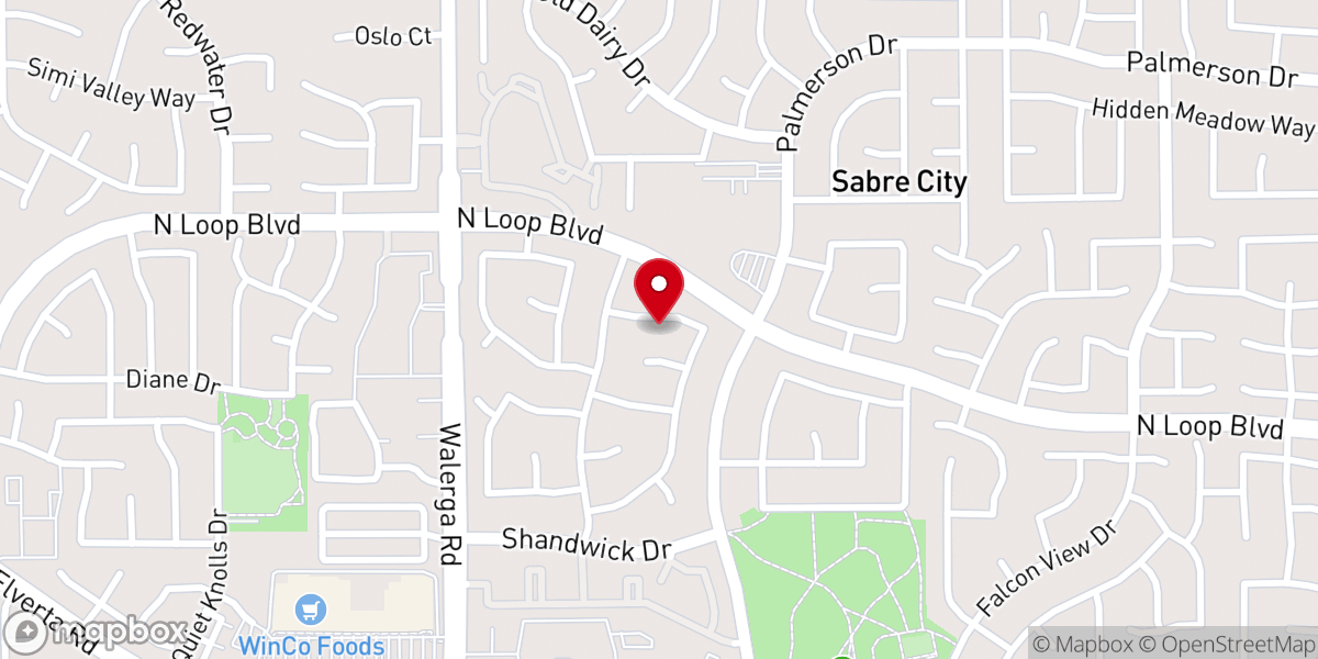 Map showing location of Heart Talk Inc
