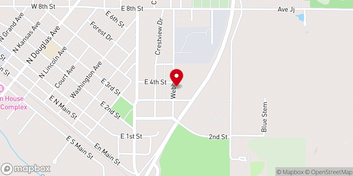 Map showing location of Refreshed and Redeemed Church of the Nazarene