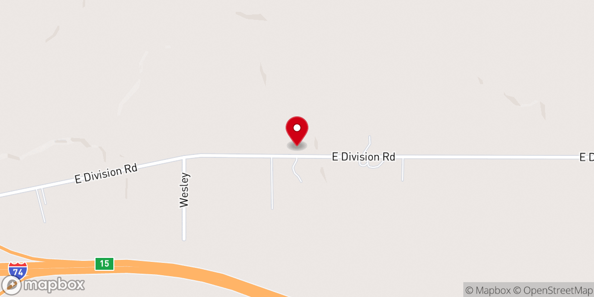 Map showing location of Community Bible Baptist Church