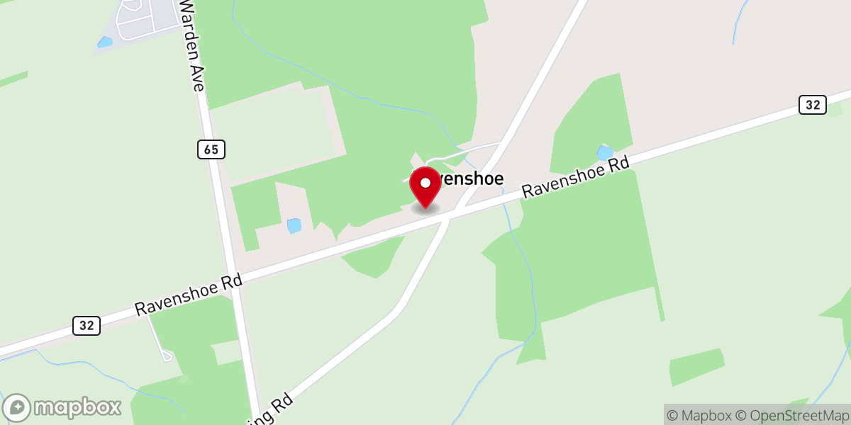 Map showing location of Ravenshoe United Church