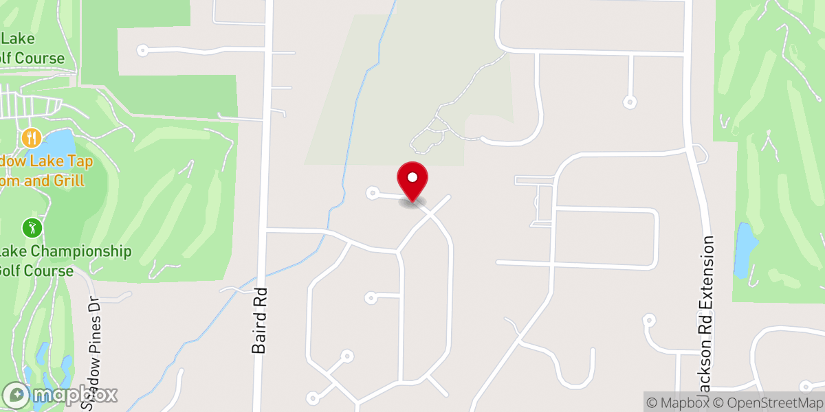 Map showing location of Penfield, NY 14526
