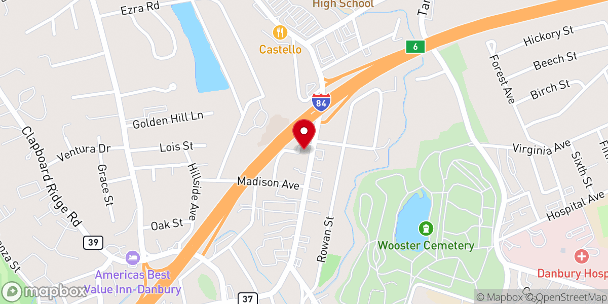 Map showing location of True Life Deliverance Ministries