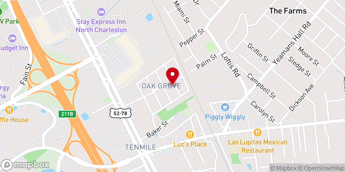Map showing location of House of God