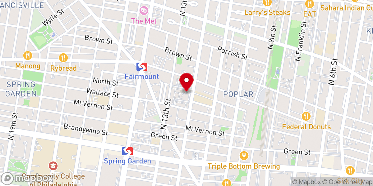 Map showing location of Zoar United Methodist Church